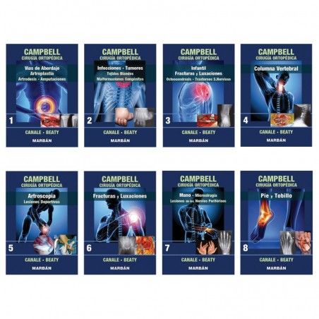 Campbell - Pack Cirugía Ortopédica. 8 Vols. Flexilibro